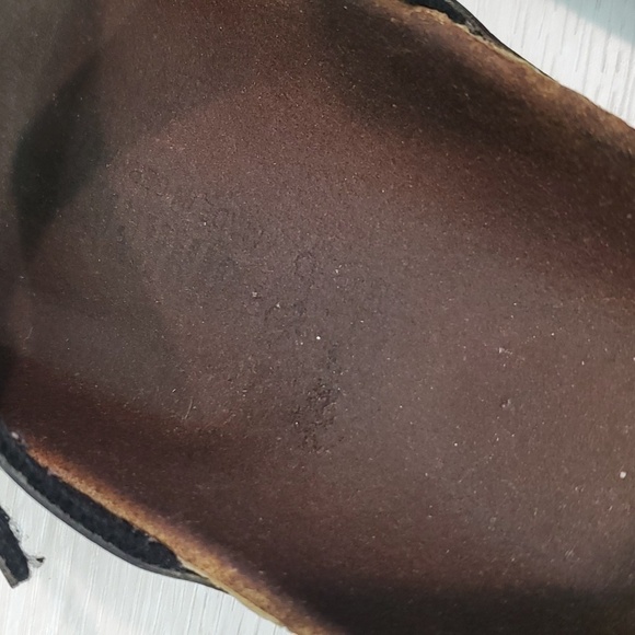 Birkenstock Women Loop Toe Leather Sandals Flats shoes sz 38/7 - Picture 7 of 11